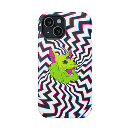 Vibrant Alien Cat Magnetic Phone Cases