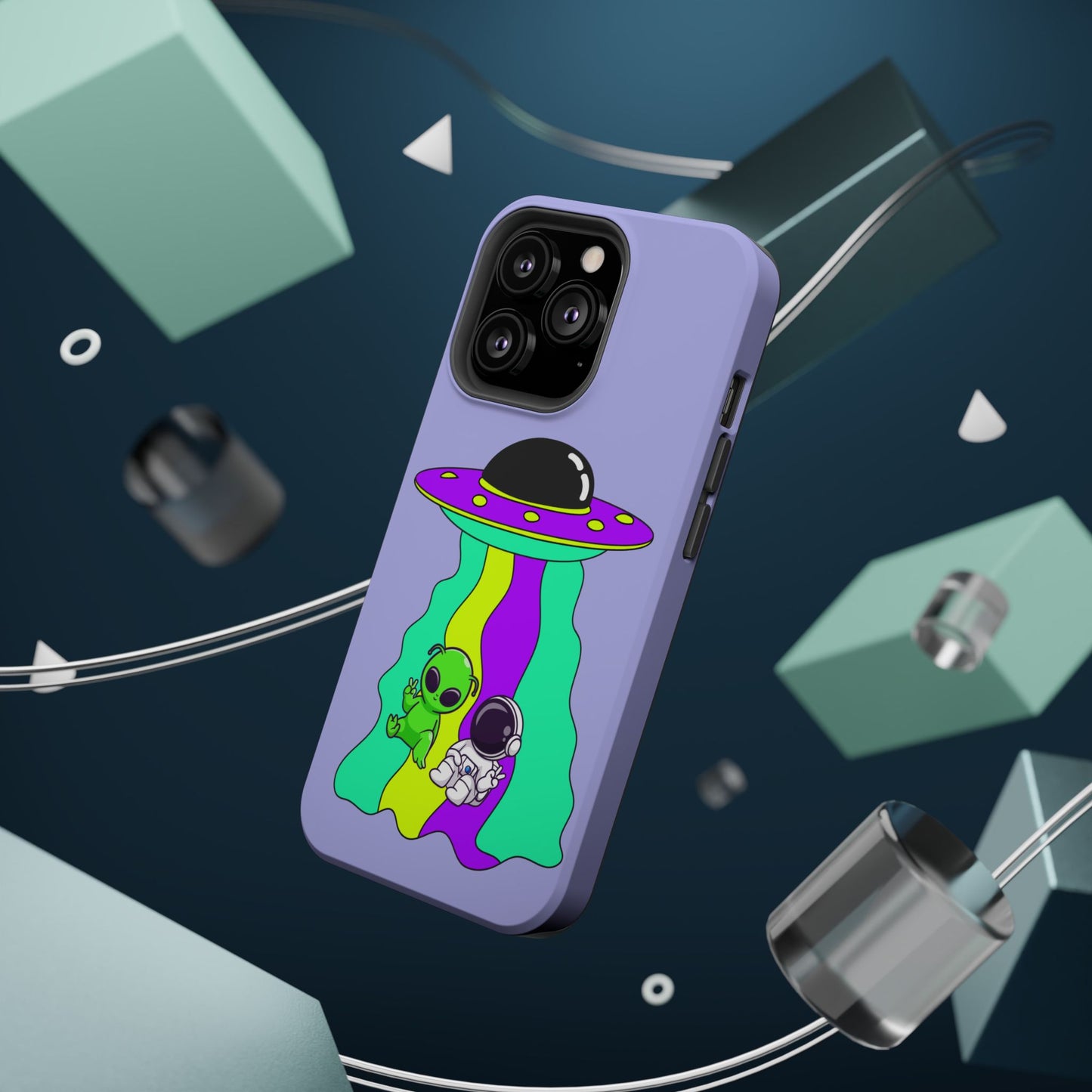 Alien and Astronaut Phone Case