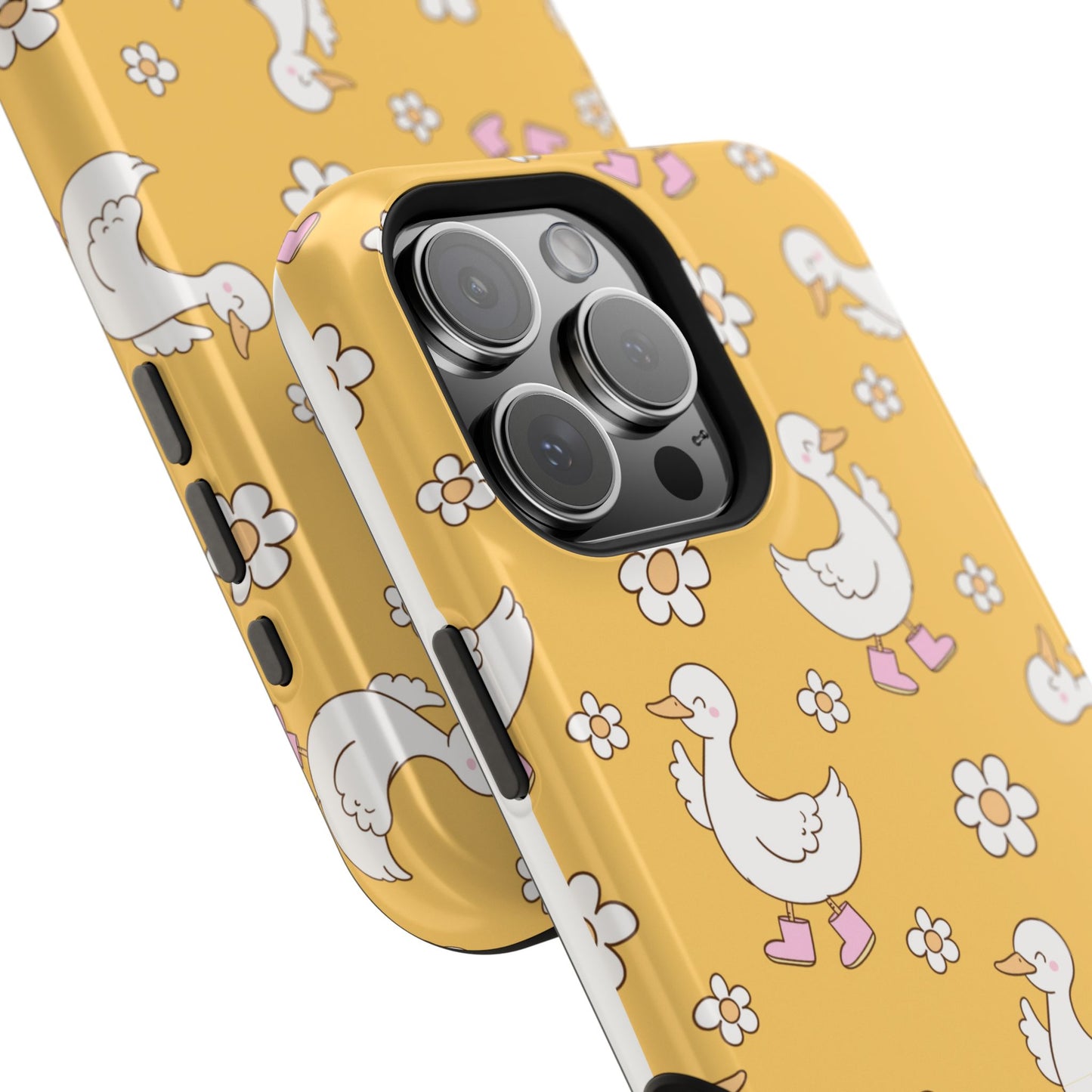 Charming Duck Pattern Magnetic Phone Case