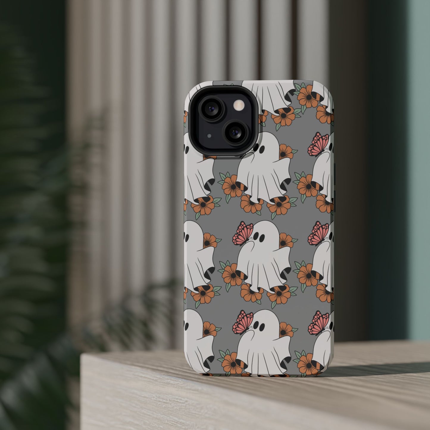 Cute Ghost Floral Phone Case