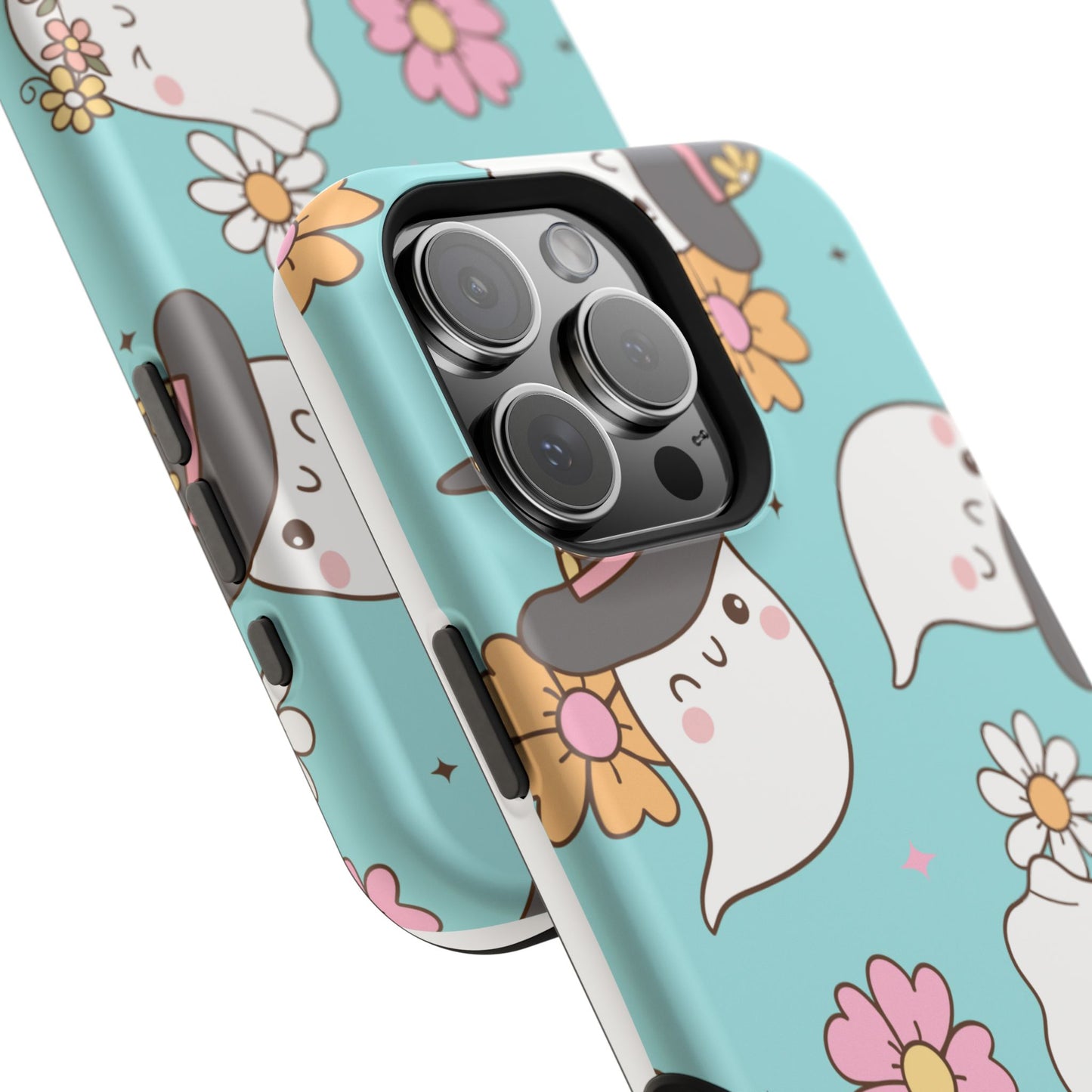 Cute Floral Ghost Magnetic Phone Case