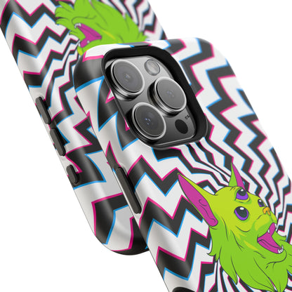 Vibrant Alien Cat Magnetic Phone Cases