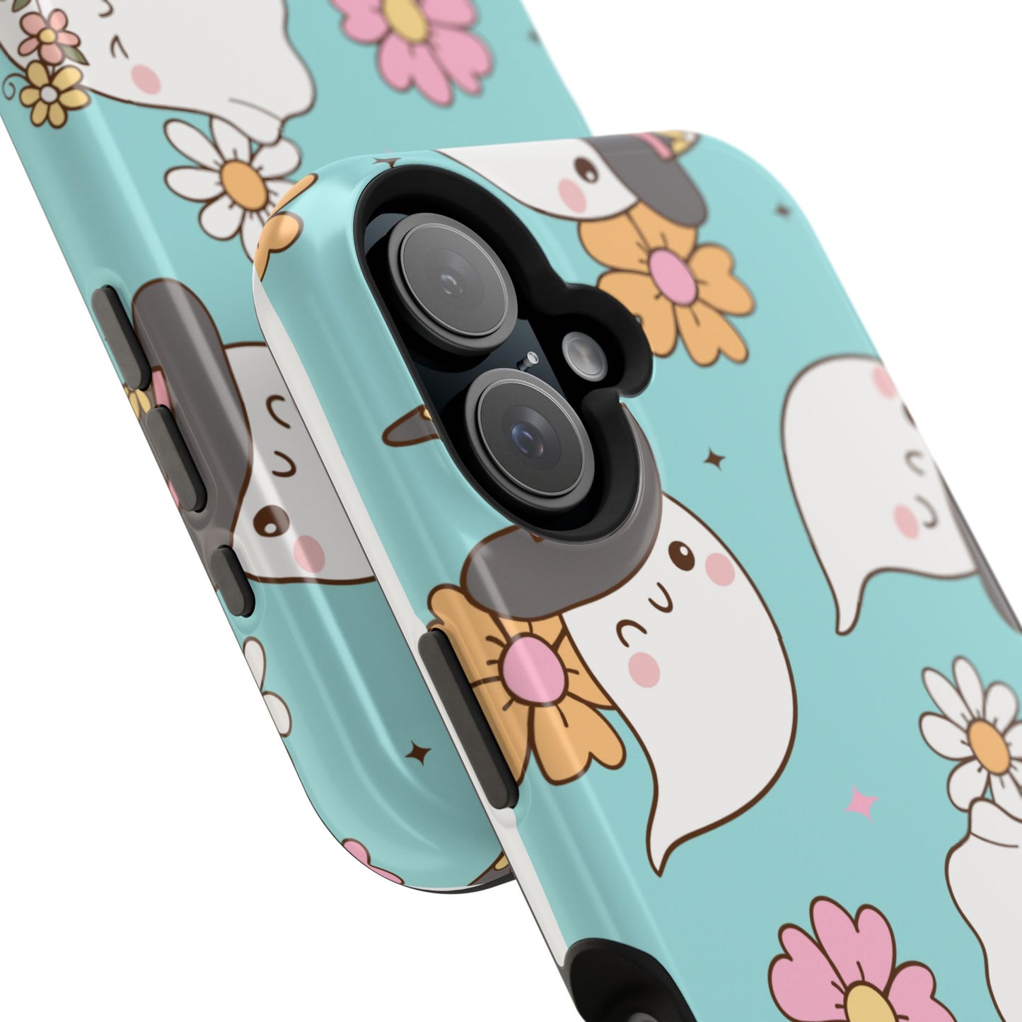 Cute Floral Ghost Magnetic Phone Case