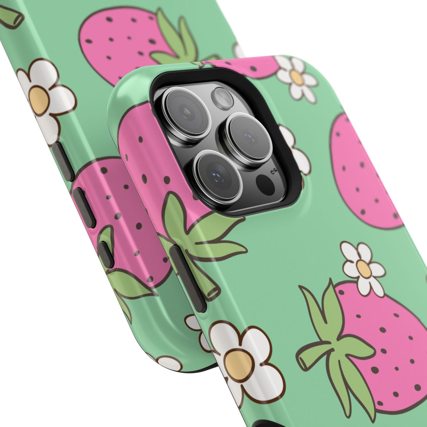 Cute Strawberry Impact-Resistant Phone Case