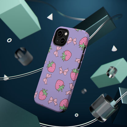 Cute Strawberry Pattern Phone Case