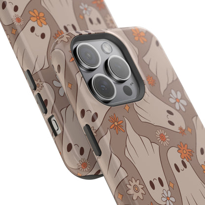 Ghostly Floral Magnetic Phone Cases