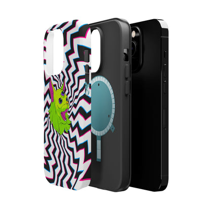 Vibrant Alien Cat Magnetic Phone Cases