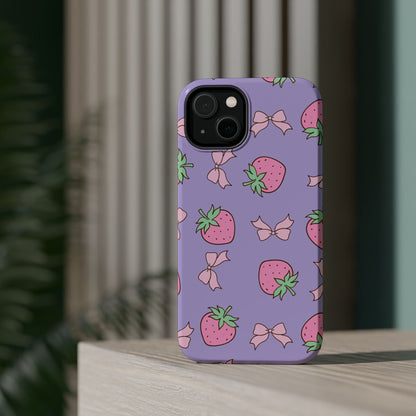 Cute Strawberry Pattern Phone Case