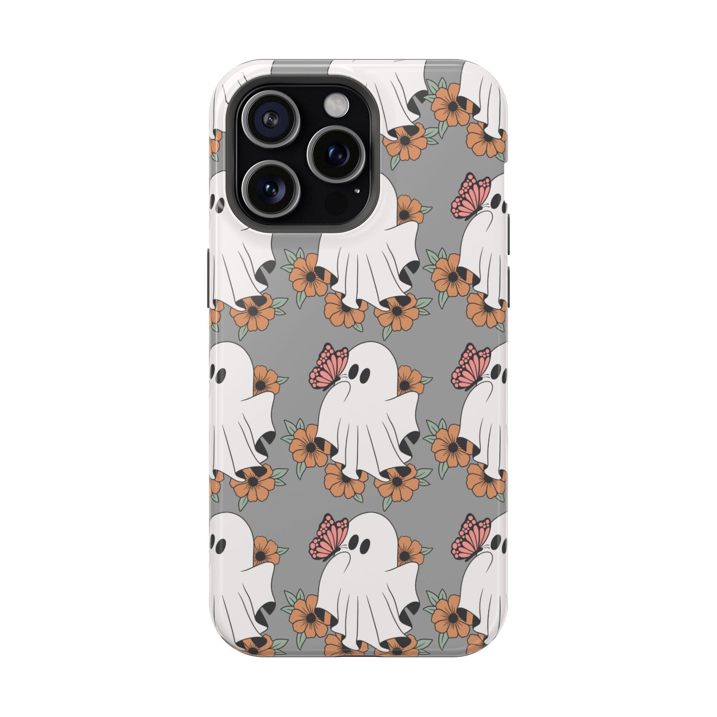 Cute Ghost Floral Phone Case