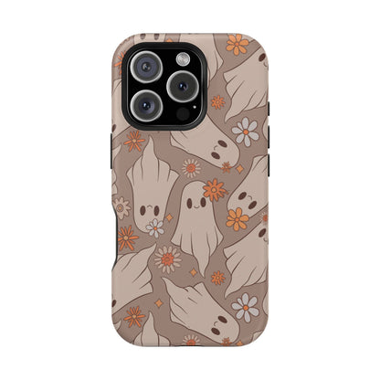 Ghostly Floral Magnetic Phone Cases