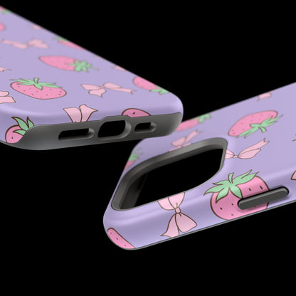 Cute Strawberry Pattern Phone Case