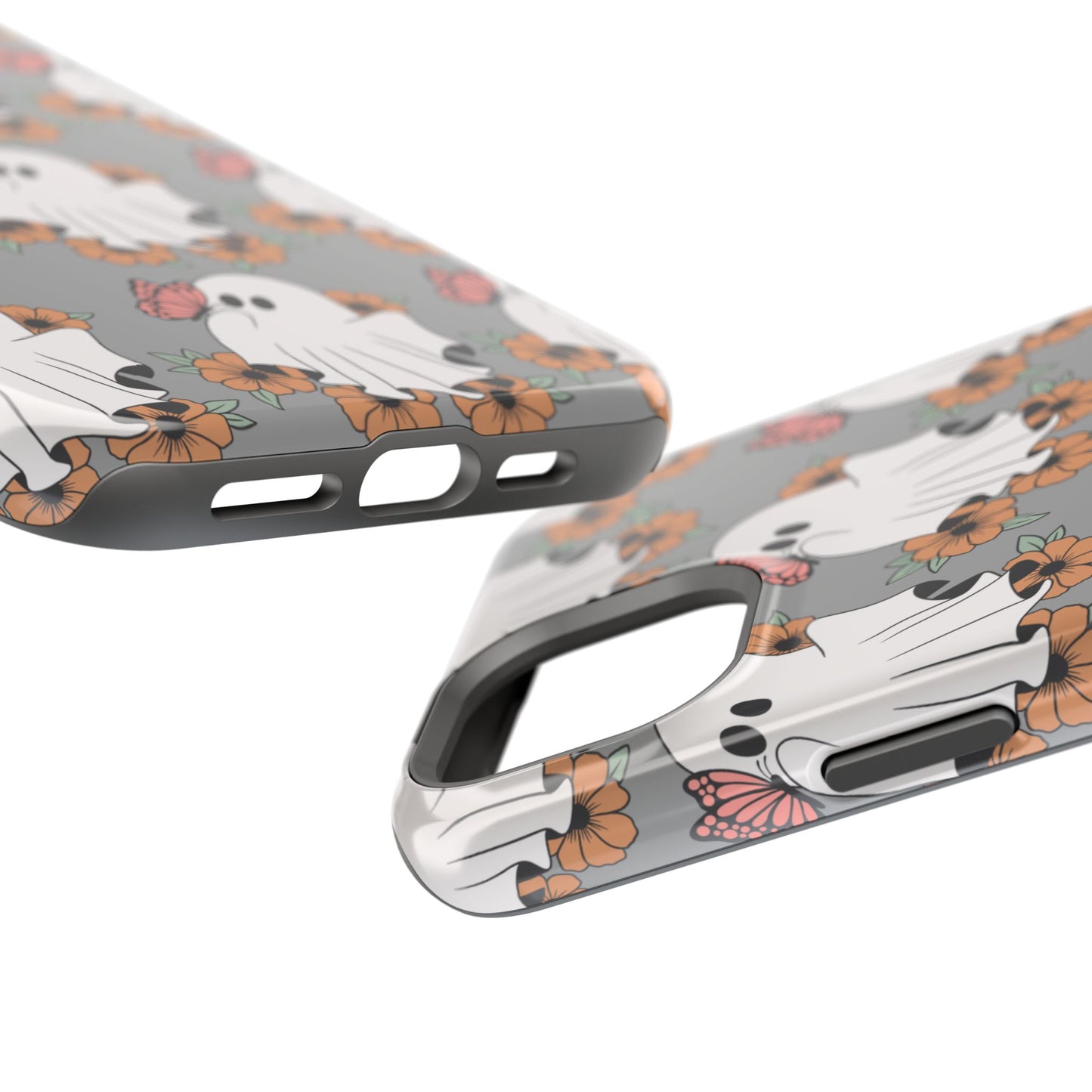 Cute Ghost Floral Phone Case