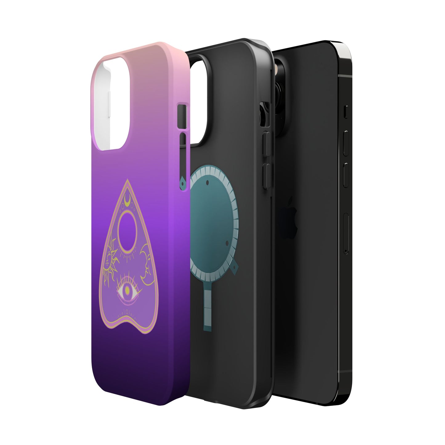 Purple Gradient with Planchette and Celestial Design