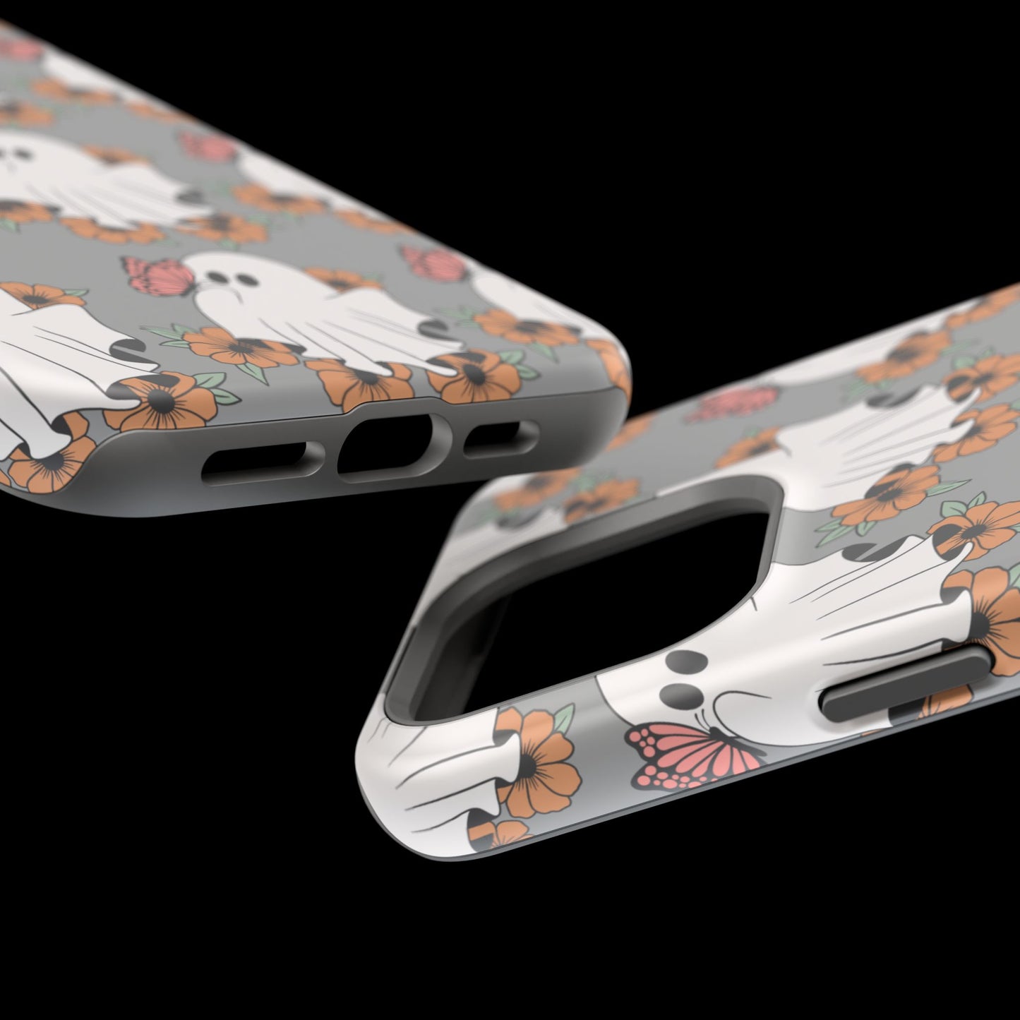 Cute Ghost Floral Phone Case