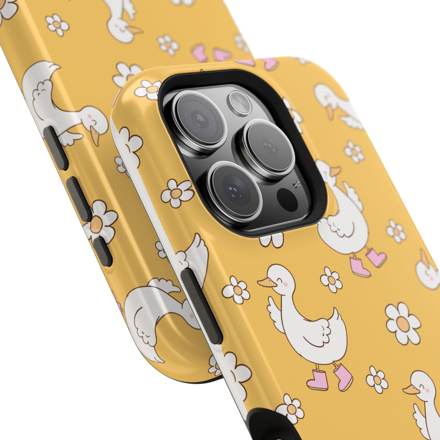 Charming Duck Pattern Magnetic Phone Case