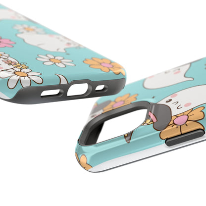 Cute Floral Ghost Magnetic Phone Case
