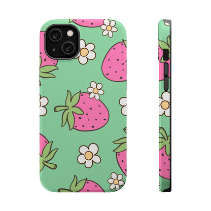 Cute Strawberry Impact-Resistant Phone Case