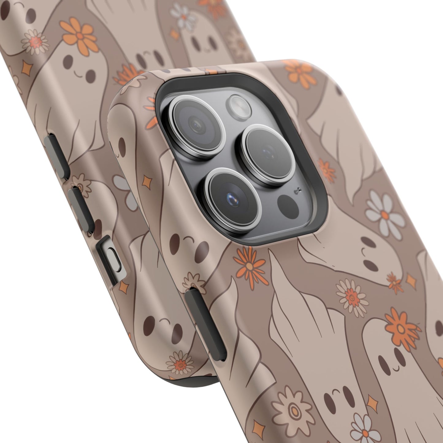 Ghostly Floral Magnetic Phone Cases