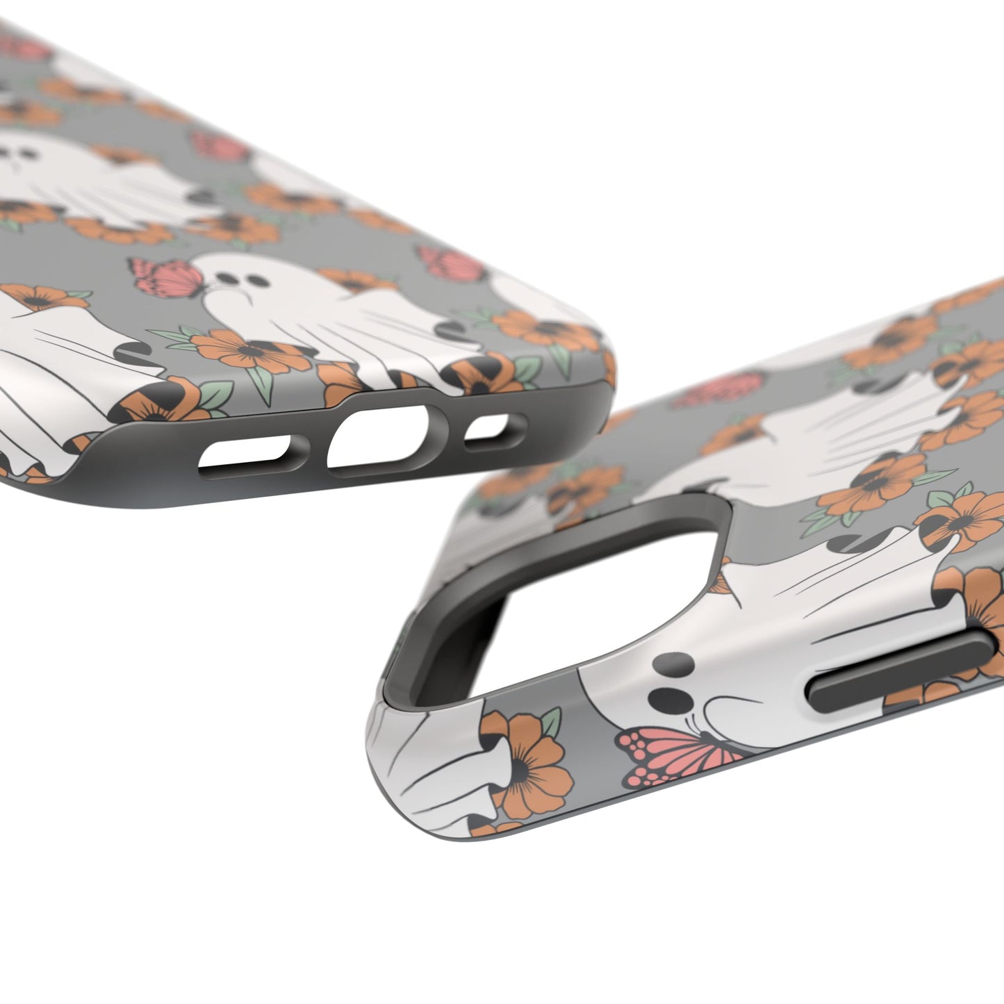 Cute Ghost Floral Phone Case