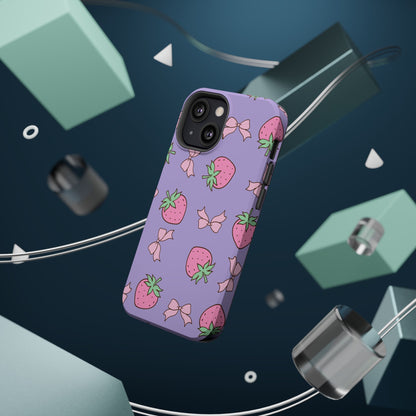 Cute Strawberry Pattern Phone Case