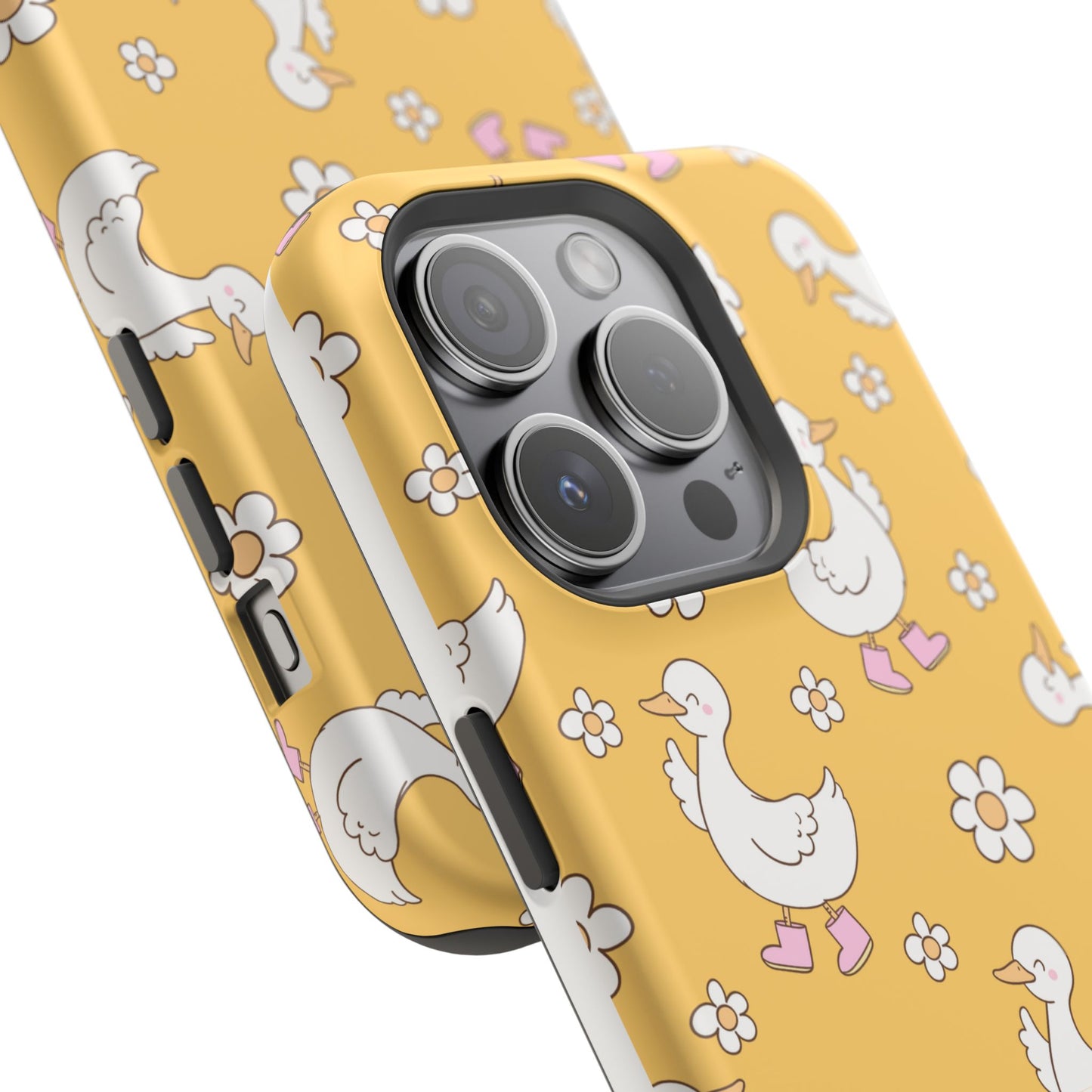 Charming Duck Pattern Magnetic Phone Case