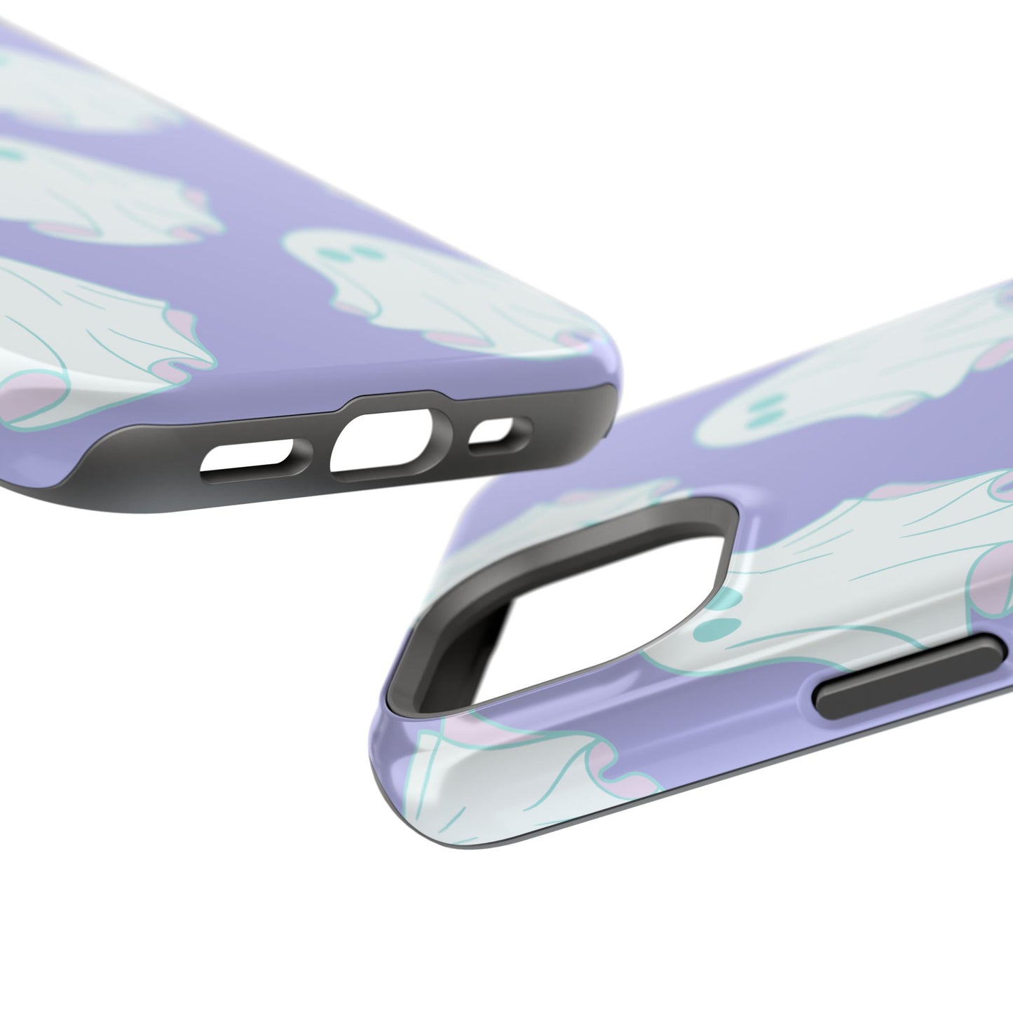 Ghost-Themed Impact-Resistant Phone Case