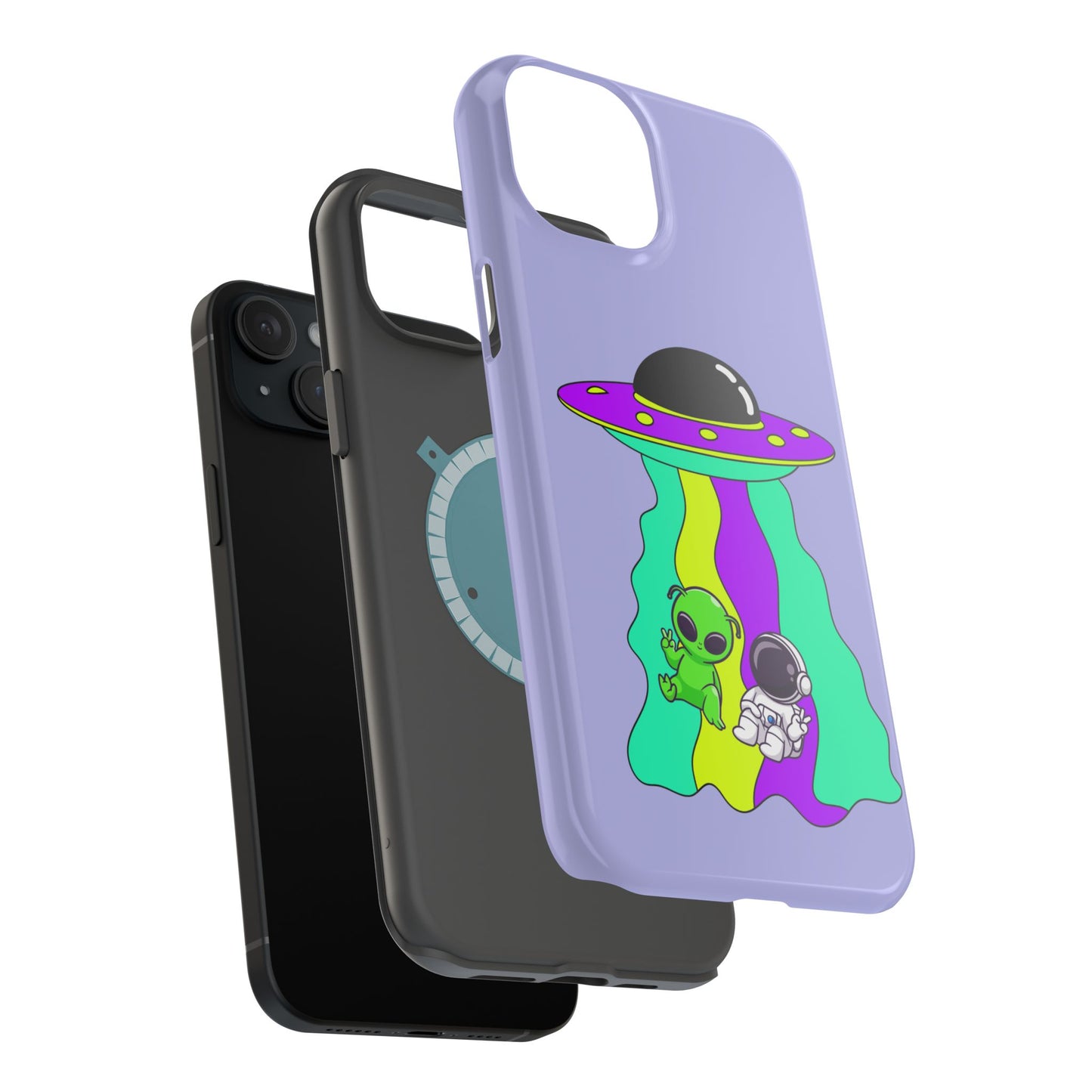 Alien and Astronaut Phone Case