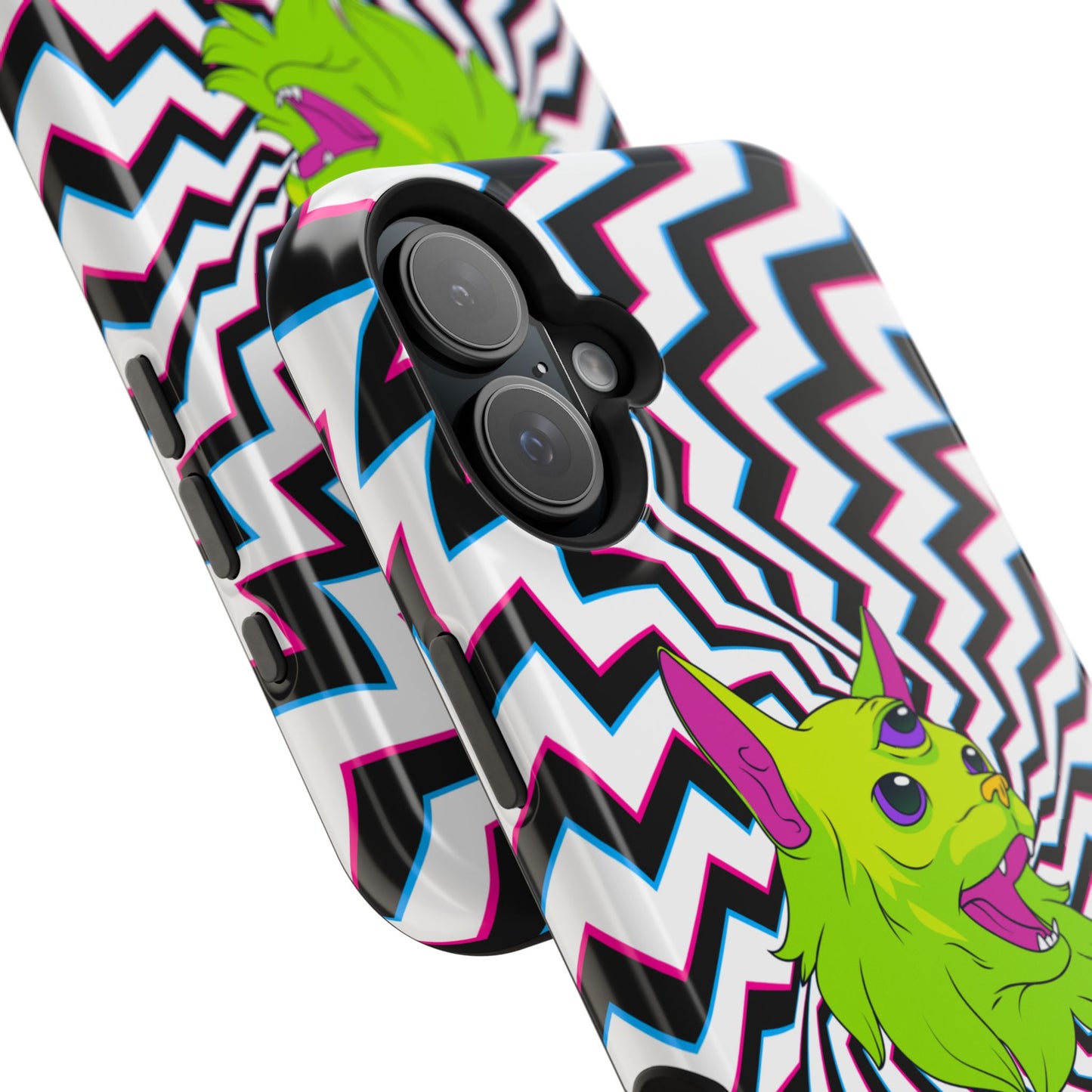 Vibrant Alien Cat Magnetic Phone Cases
