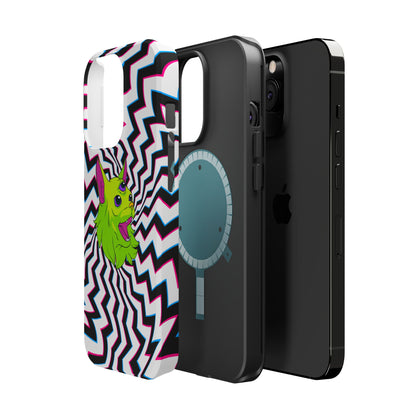 Vibrant Alien Cat Magnetic Phone Cases