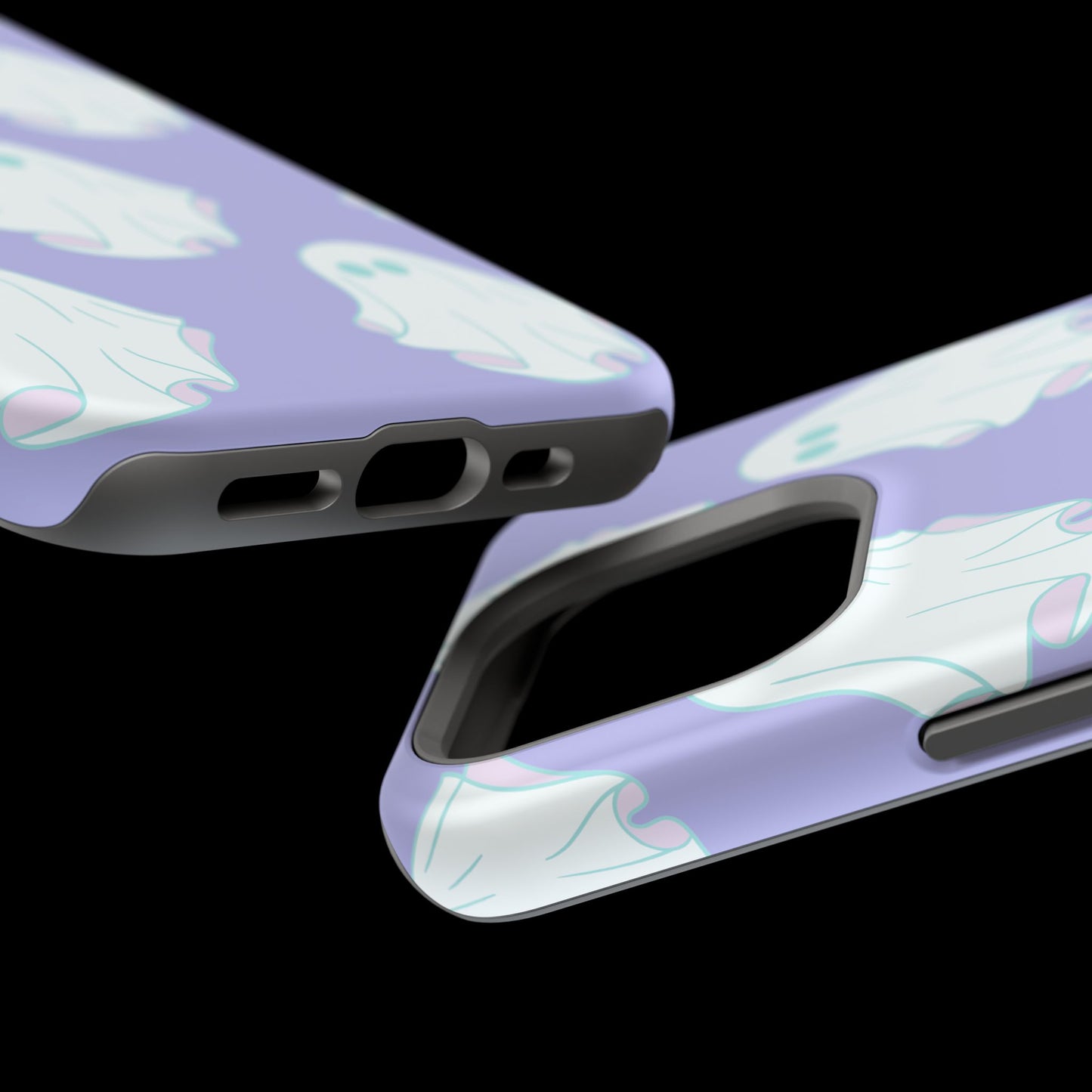 Ghost-Themed Impact-Resistant Phone Case