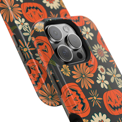 Pumpkin Floral iPhone Case