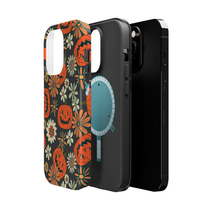 Pumpkin Floral iPhone Case