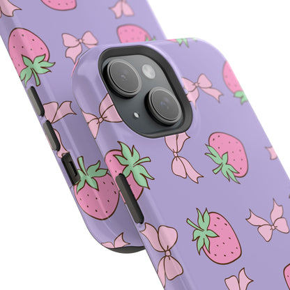 Cute Strawberry Pattern Phone Case