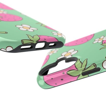Cute Strawberry Impact-Resistant Phone Case