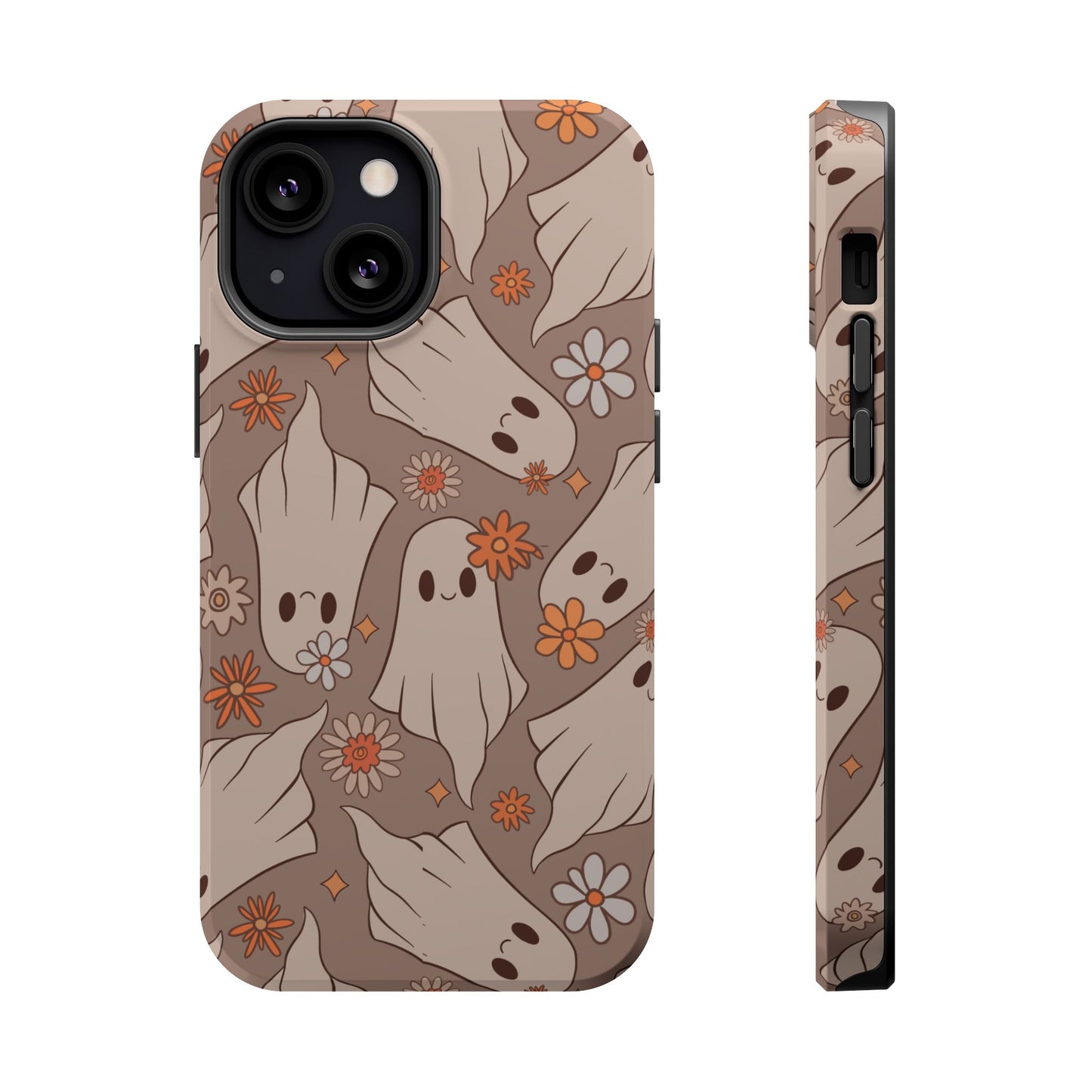 Ghostly Floral Magnetic Phone Cases