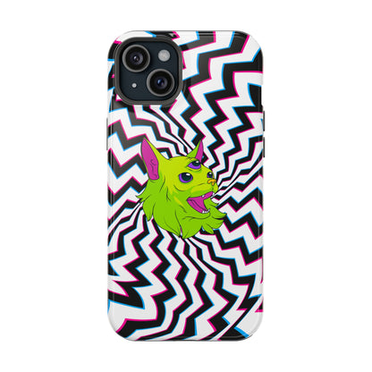 Vibrant Alien Cat Magnetic Phone Cases