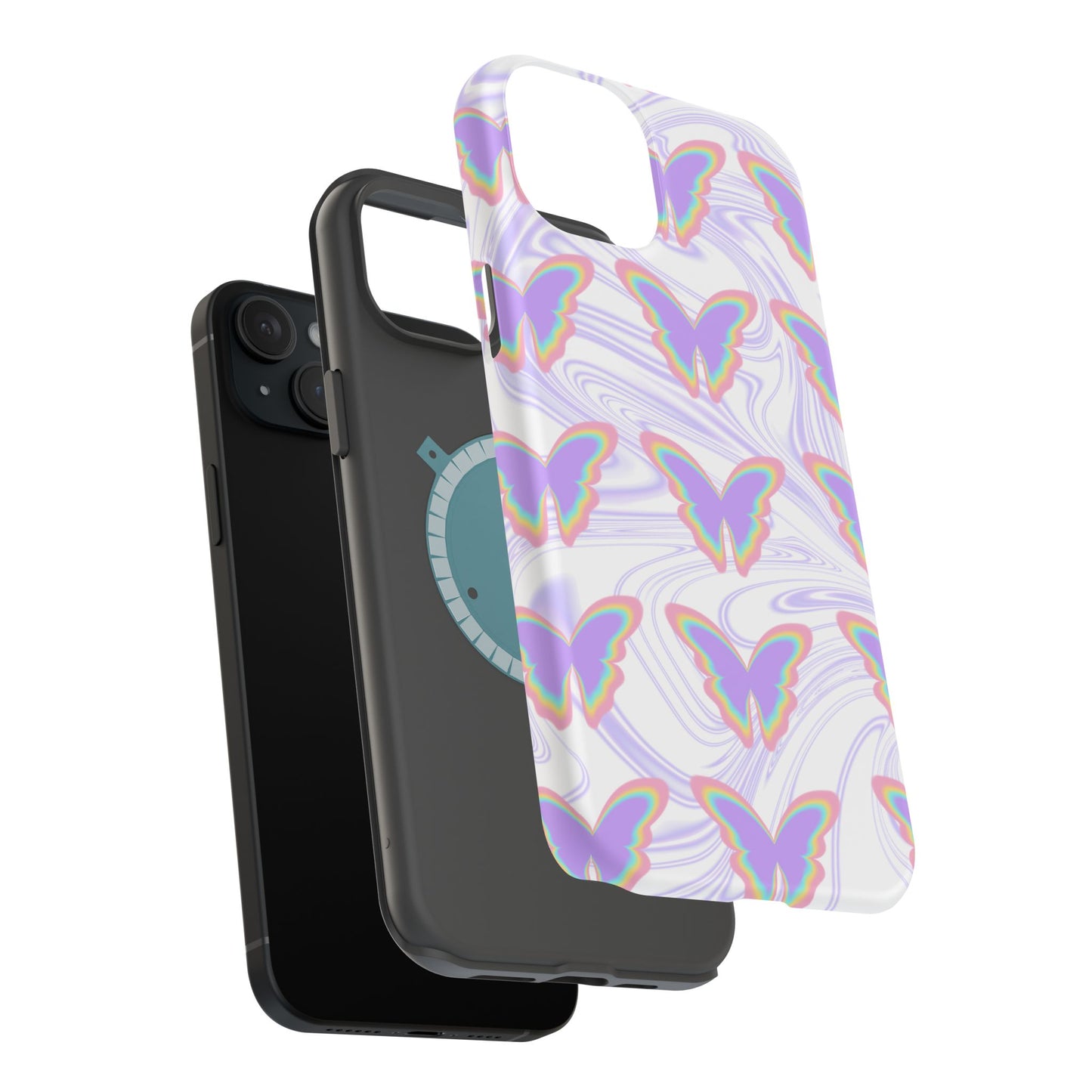Colorful Butterfly Magnetic Phone Case