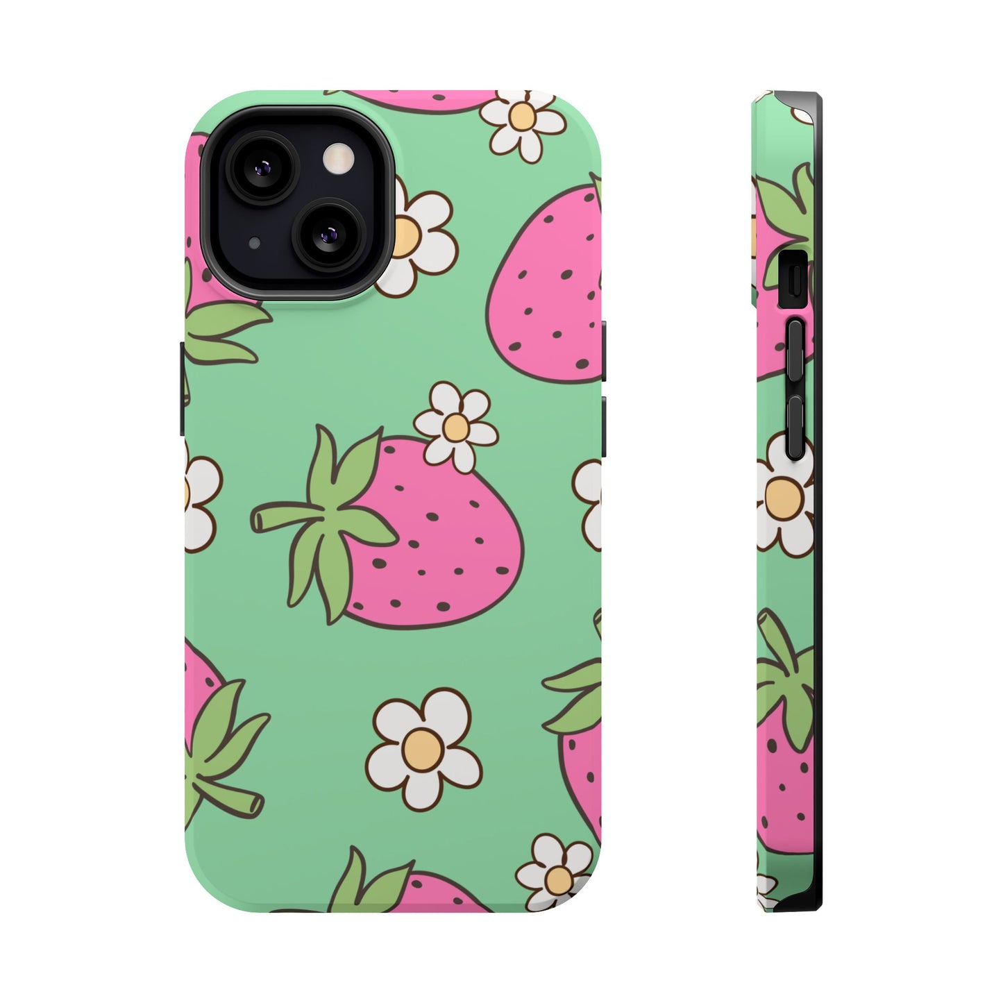 Cute Strawberry Impact-Resistant Phone Case