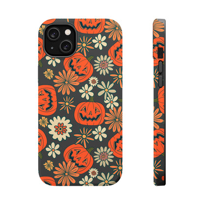 Pumpkin Floral iPhone Case
