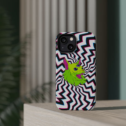 Vibrant Alien Cat Magnetic Phone Cases