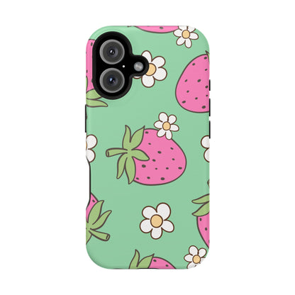 Cute Strawberry Impact-Resistant Phone Case