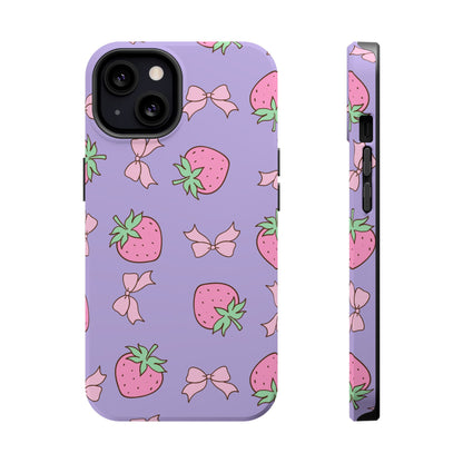 Cute Strawberry Pattern Phone Case
