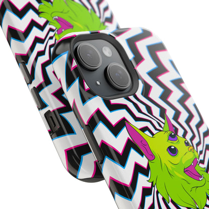 Vibrant Alien Cat Magnetic Phone Cases