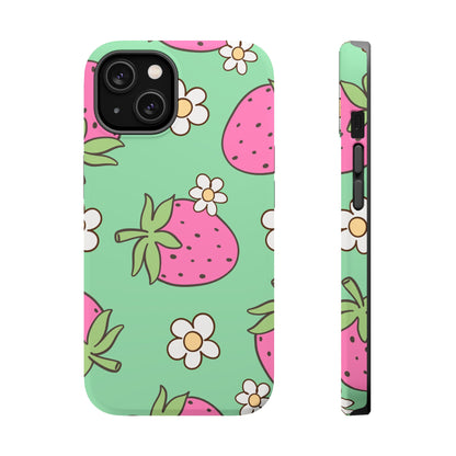 Cute Strawberry Impact-Resistant Phone Case