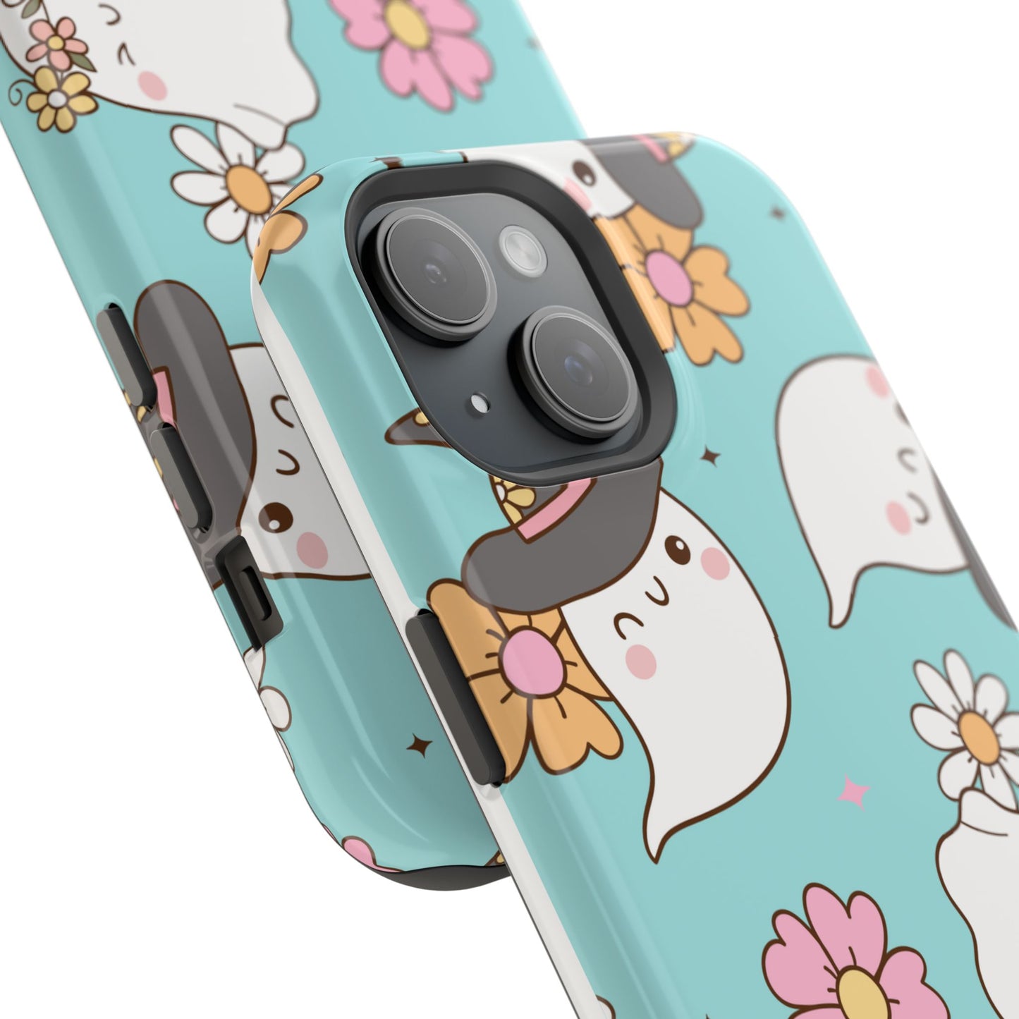 Cute Floral Ghost Magnetic Phone Case