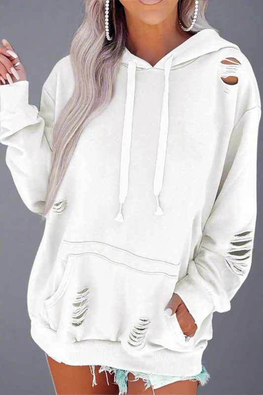 Street Edge Distressed Hoodie