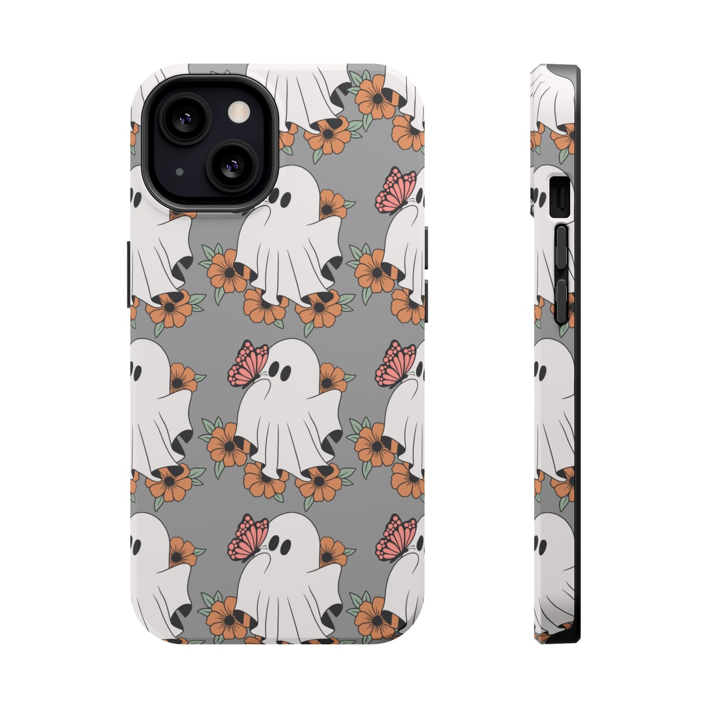 Cute Ghost Floral Phone Case