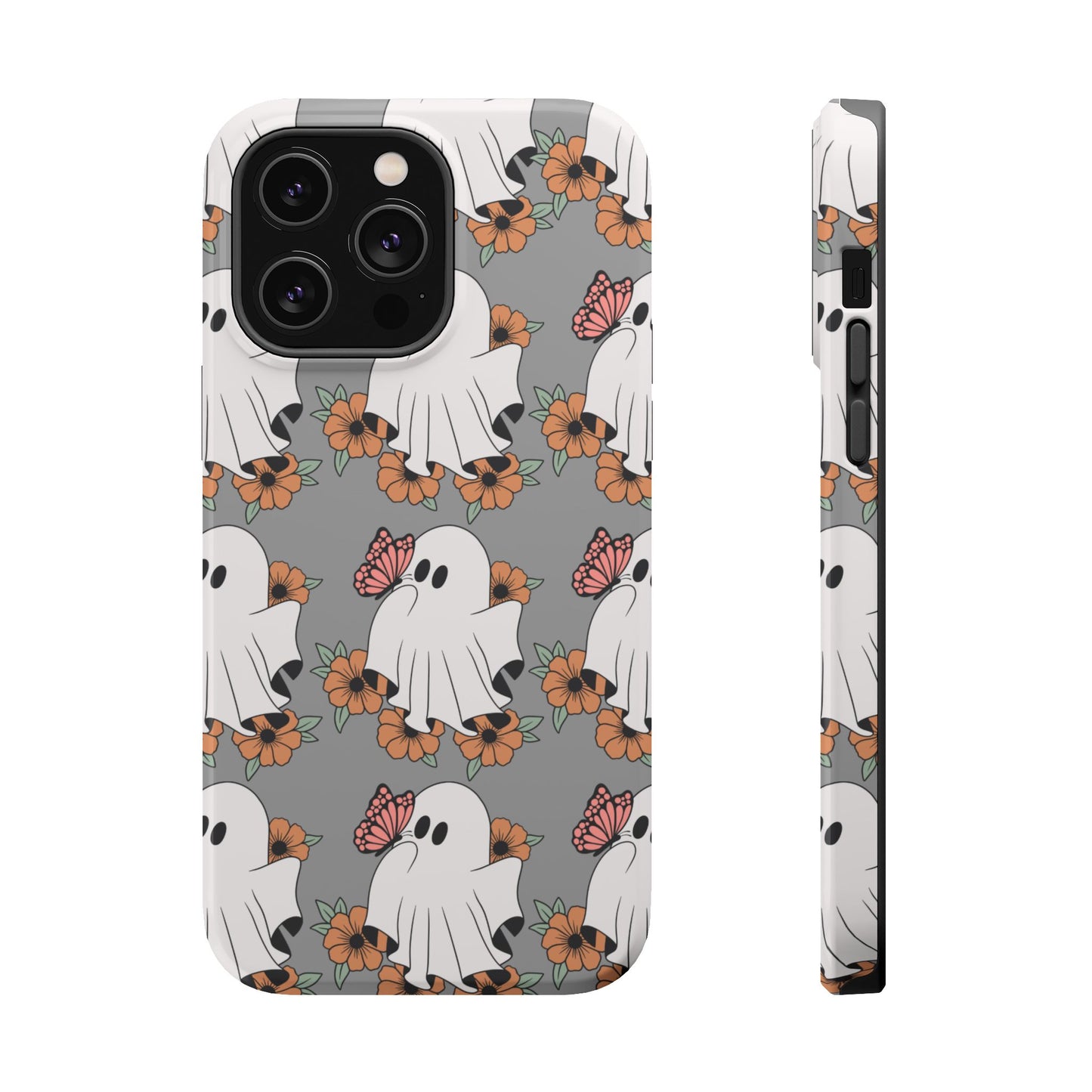 Cute Ghost Floral Phone Case
