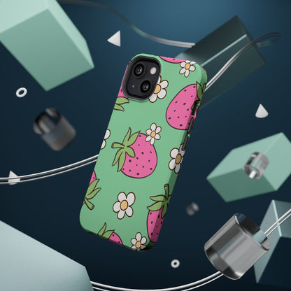 Cute Strawberry Impact-Resistant Phone Case