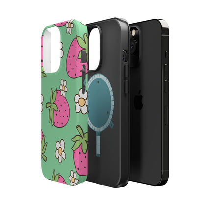 Cute Strawberry Impact-Resistant Phone Case